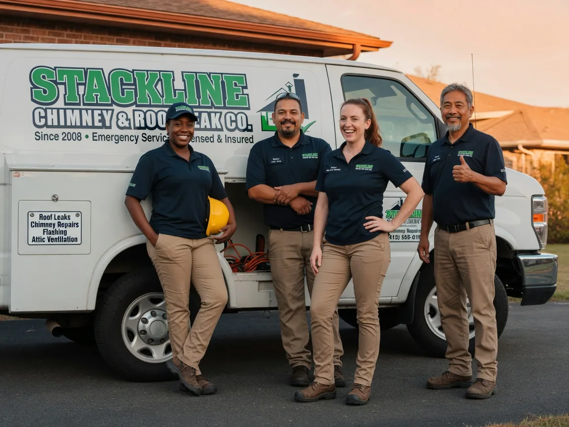 Chimney flashing repair company in Dahinda, IL